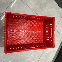 Panier à fruits pliable et réutilisable Caisse pliable en plastique pour légumes Boîtes de rangement recyclables et récipients en plastique