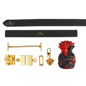 Plug Orale in Pelle Regolabile SM, Plug Sexy per Coppie, Accessorio per Fantasie con Cintura - Product Image 2