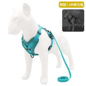 Ensemble laisse et harnais pour chien de haute qualité, en nylon, réglables, avec cordon de sécurité <span class=keywords><strong>Bravecto</strong></span>. - Product Image 6
