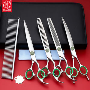 กรรไกรตัดขนสัตว์เลี้ยงมืออาชีพ AR-D20 ญี่ปุ่น 440c ขนาด 7 นิ้ว และ 7.5 นิ้ว มีแบบตรง แบบโค้ง แบบซอย และแบบตัดหนา ชุด 4 ชิ้น - Product Image 6