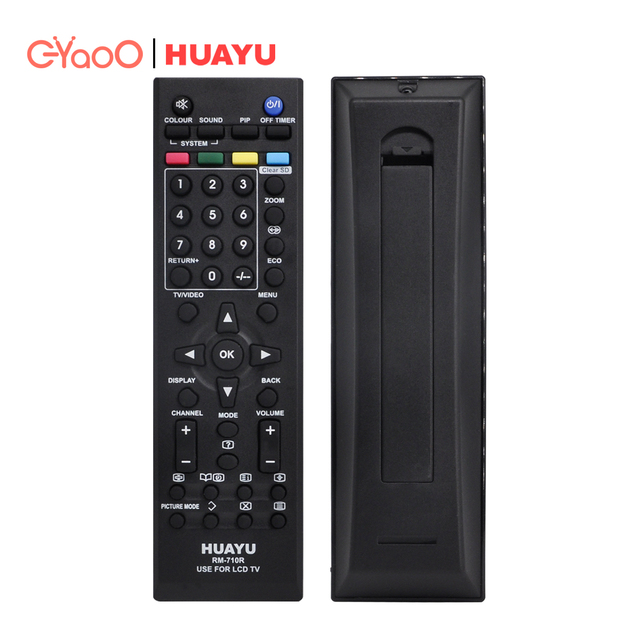 HUAYU RM-710R TV Remote Controls For JVC LCD LED TV Control Remote
