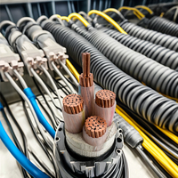 Câbles d'alimentation industriels Guda innovants, ignifuges, à plusieurs conducteurs, en cuivre, avec isolation XLPE, pour la distribution d'énergie
