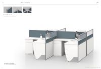 GUANQI WORKSTATION Bureau d'employé fonctionnel avec armoire de rangement et tiroir à dossiers Documentation d'entreprise organisée