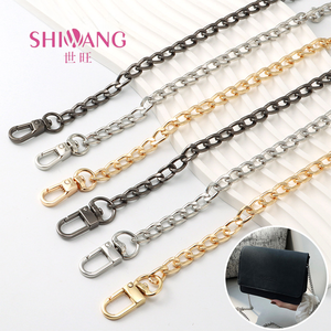 Factory Custom Metal <strong>Bag</strong> Chain <strong>Strap</strong> CrossBody Purse Shoulder <strong>Bag</strong> <strong>Strap</strong> <strong>Replacement</strong> <strong>Straps</strong> with Snap Hooks - Product Image 1