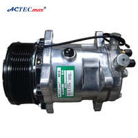 Compresseur de climatisation automobile ACTECmax AC.100.569 universel 5H14/508 12V R134a pour voitures, camions et bus