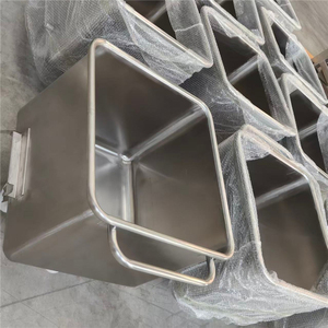 รถเข็นเนื้อสแตนเลส 200 ลิตร วัสดุเกรดอาหาร สำหรับโรงงานแปรรูปเนื้อสัตว์ - Product Image 3