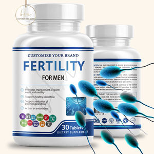 Comprimés Toniques de Fertilité OEM avec Fer et CoQ10, Gélules de Racine de Manioc, Booster de Fertilité, Compléments de Fertilité pour Hommes - Product Image 1