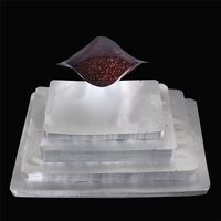 En Stock 500g basse quantité minimale de commande 100 pièces 10*15 sac de papier d'aluminium sac sous vide debout haute température cornue pochette
