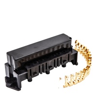 Boîtier de fusibles et de relais 10 voies, bloc de fusibles automobile multi-circuits avec couvercle détachable pour modification automobile, fourni par l'usine