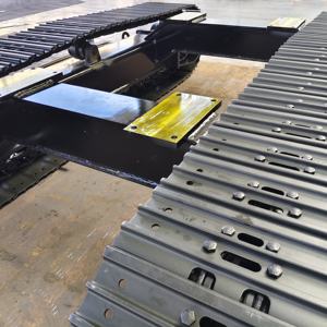 광산 코어 오거 물 우물 드릴링 장비 크롤러 건설 기계 장비 부품 용 OEM 강철 고무 추적 하부 구조 - Product Image 2