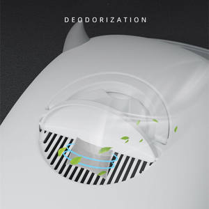 Inodoro para gatos antiolor, caja de arena completamente cerrada, caja de arena para gatos de gran espacio de plástico con pala - Product Image 4