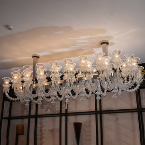 カスタム高級ヴィラダイニングルームフレンチアートデザインイタリアンスタイル家具装飾エレガントなクリスタルシャンデリアライト - Product Image 4