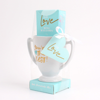 BespritGift Tasse de conception de trophée personnalisée exclusive Articles de cadeau personnalisés Ensemble de cadeaux de fête des mères et des pères Idées pour cadeau maman et papa