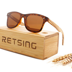 激安卸売 サングラス 格安 竹製サングラス <span class=keywords><strong>2026</strong></span> UV400 偏光 カスタム リムレスサングラス メンズ - Product Image 4
