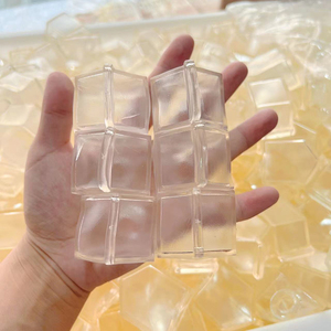 DIY Clear <b>Milk</b> <b>Box</b> TPR Inflatable Shell Components Stress Relief Empty Ball Decompression Squeeze Toy Container - Product Image 4
