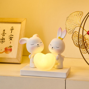 Statuetta del Coniglio Anno del Coniglio, Decorazione per Soggiorno e Camera <span class=keywords><strong>da</strong></span> Letto - Product Image 1