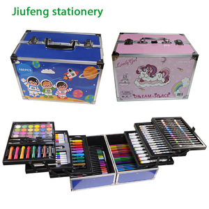 Set di 133 Pennarelli ad Acqua in Alluminio per Bambini, Marca OEM, Valigetta Portatile Certificata EN71 per Lezioni d'Arte nelle Scuole Elementari - Product Image 6