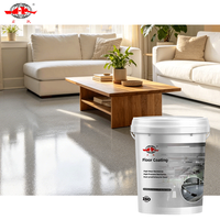 Revêtement de sol liquide auto-nivelant en granit époxy coloré haute résistance, imperméable pour béton