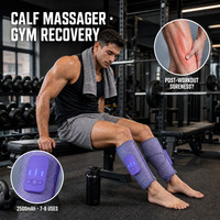 Masseur pneumatique pour les jambes pour les personnes qui restent debout toute la journée avec des cycles de pression pulsée et une chaleur douce