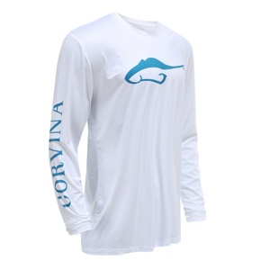 Wholesale Full Custom Logo High Quality <strong>White</strong> Men's UPF 50+ Breathable Printed Quick Dry <strong>Long</strong> Sleeve Fishing <strong>Shirt</strong> - Product Image 2
