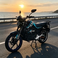 Modern Electric Motorcycle for Adults 75km Range Safe Front Disc Brake Two Wheel Motorcycle for City Street Commute