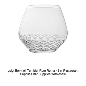 Vaso para Ron 45 cl Roma 1960 H 9.2 cm Ø 9.8 cm Luigi Bormioli - Product Image 2