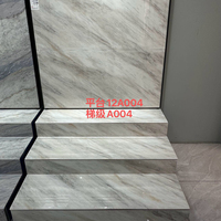 Escaliers en pierre personnalisés, carreaux en céramique de marbre pour escaliers, marches d'escalier en marbre
