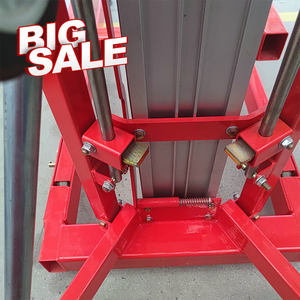 छोटे से मोबाइल मैनुअल लिफ्ट मंच सीढ़ी एल्यूमीनियम मिश्र धातु लिफ्ट 3/4/5/6m 8m 9m घर गोदाम कार्यशाला प्रदर्शनी हॉल मैनुअल लिफ्ट - Product Image 3