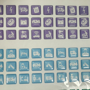 Autocollants de voiture en époxy cristal Kaiya Packaging, sur mesure, impression numérique, étiquettes autocollantes avec logo - Product Image 2