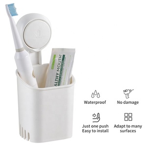 TAILI a Parete Drill-trasporto Smontabile Riutilizzabile Vuoto Potente Tazze <span class=keywords><strong>Dentifricio</strong></span> Spazzolino Da Denti Holder Per Il Bagno - Product Image 2