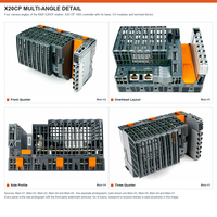 CPU PLC série B&R X20CP avec processeur Atom, Gigabit Ethernet, POWERLINK, USB et liaison X2X pour systèmes de contrôle de machines