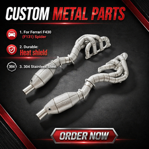 Colector de escape de alto rendimiento <span class=keywords><strong>para</strong></span> Ferrari F430 (F131) Spider 2004-2009 4.3L V8, instalación directa en stock - Product Image 1