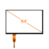 Panel Táctil Capacitivo Multitáctil de 10 Puntos, de Marco Abierto, Impermeable, Personalizado, de 15.6 Pulgadas, Directo de Fábrica OEM, MOQ Bajo, para Uso Industrial