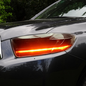 Conversión de faros delanteros TYPY para Toyota Highlander 2007-2011 a lentes láser, luces diurnas LED e intermitentes secuenciales - Product Image 5