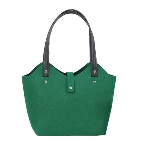 Imported Bible Bag for Women Men Felt & Leather Bible Tote Carrying Cover Case Church Bag Christian Gift