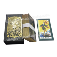 Personnaliser les cartes de tarot oracle Silver Gold Foil Edge