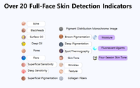 Analyseur de peau intelligent 3D, scanner facial, détecteur d'hydratation, de rides, d'acné et de pores, pour salon de beauté et spa, garantie 3 ans, prise US