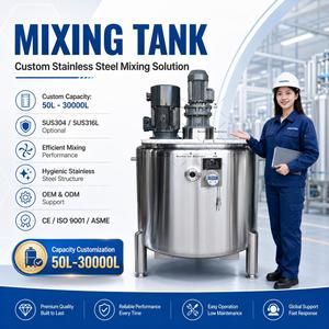 Tanque Mezclador de Fertilizante Líquido de Acero Inoxidable para una Mezcla Eficiente de Fertilizante Líquido - Product Image 5