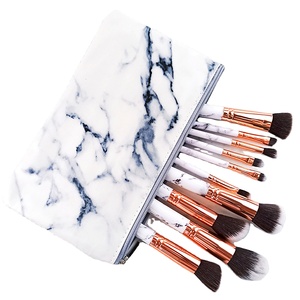 Ensemble de pinceaux de maquillage professionnels cheveux synthétiques ombre à paupières Contour Blush cosmétique marbrure maquillage pinceau outil - Product Image 4