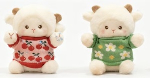 Piccolo Peluche Leggero in Pile, Simpatica Pecora Giocattolo, Cuscino per Bambini per Macchina Acchiappa Premi, Regalo da Lanciare per Matrimonio (Senza Confezione) - Product Image 6