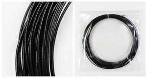 Cordage de tennis ONLYLONG Pentagon K5 17G 1,25 mm Polyester Noir Bobine de 200 m Super confortable Excellent contrôle Puissance parfaite - Product Image 2