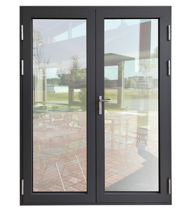 <span class=keywords><strong>Porte</strong></span> <span class=keywords><strong>d</strong></span>'<span class=keywords><strong>entrée</strong></span> battante en alliage <span class=keywords><strong>d</strong></span>'aluminium de style français AS2047, double vitrage, résistante aux ouragans - Product Image 2