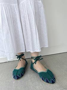 Scarpe Basse Intrecciate <span class=keywords><strong>da</strong></span> <span class=keywords><strong>Donna</strong></span> a Suola Morbida, Taglie Grandi, Economiche e Personalizzabili - Product Image 6