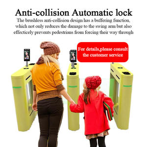 Lector de código QR de acero inoxidable 304 Control DE ACCESO Puerta giratoria <span class=keywords><strong>RFID</strong></span> Puerta giratoria con reconocimiento facial-Precio - Product Image 4