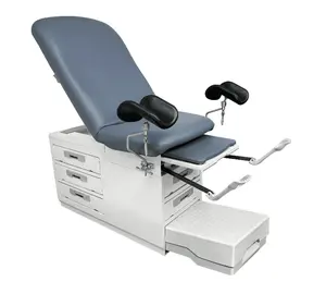 MT MEDICAL Clinic Gynecology Exam Table Gynecological Examination Chair with Drawers/Leg Support