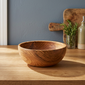 Bamboo Wooden Salad <b>Bowl</b> Light Weight Ice Cream <b>Bowl</b> Polished Vintage Design Eco-Friendly Food Serving Party Wedding Christmas - Product Image 2