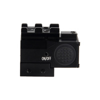 Visée tactique miniature en aluminium de 20 mm avec double laser rouge et vert, montage inférieur, petite forme carrée, pour le commerce transfrontalier
