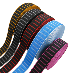 Reinforced Anti-Slip Woven Striped <b>Strap</b> High Tenacity Polyester / Nylon Webbing Outdoor <b>Backpack</b> Molle Fashion Applications - Product Image 1