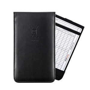 Custom Quality Leather Portable Lightweight <b>Golf</b> Score Card Holder Yardage Book Cover Scorecard <b>Golf</b> Scorecard Holder YP-1929 Ya - Product Image 1