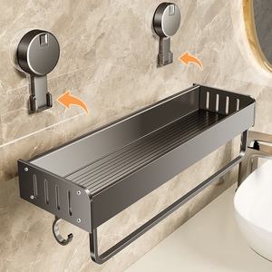 رف تخزين حديث مثبت على الحائط للمرحاض والحمام والمطبخ بدون ثقب شفط مثبت على الزاوية لطاولة غسيل حوض الغسيل - Product Image 3